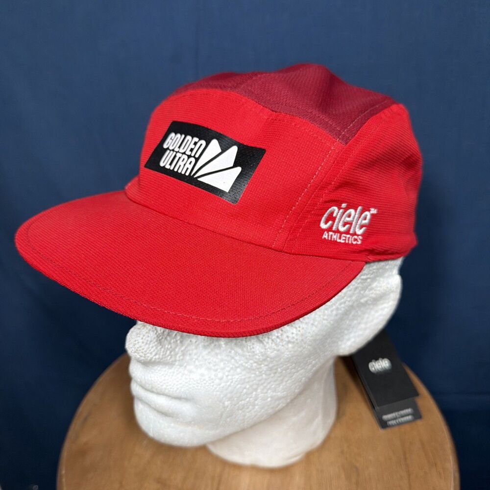 Ciele Athletics Cap Hat 5 Panel RARE Golden Ultra Marathon NWT NEW